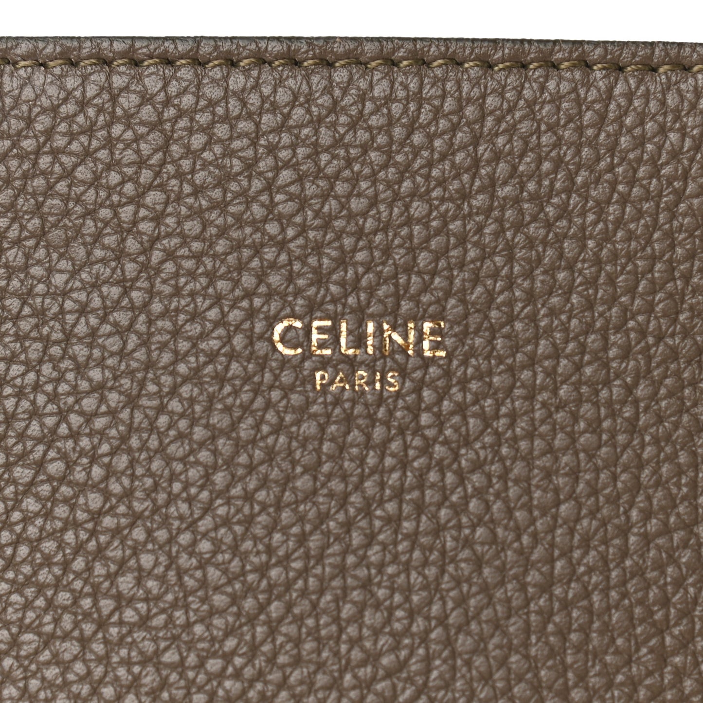 Soft Grained Calfskin Small Belt Cabas Phantom Taupe