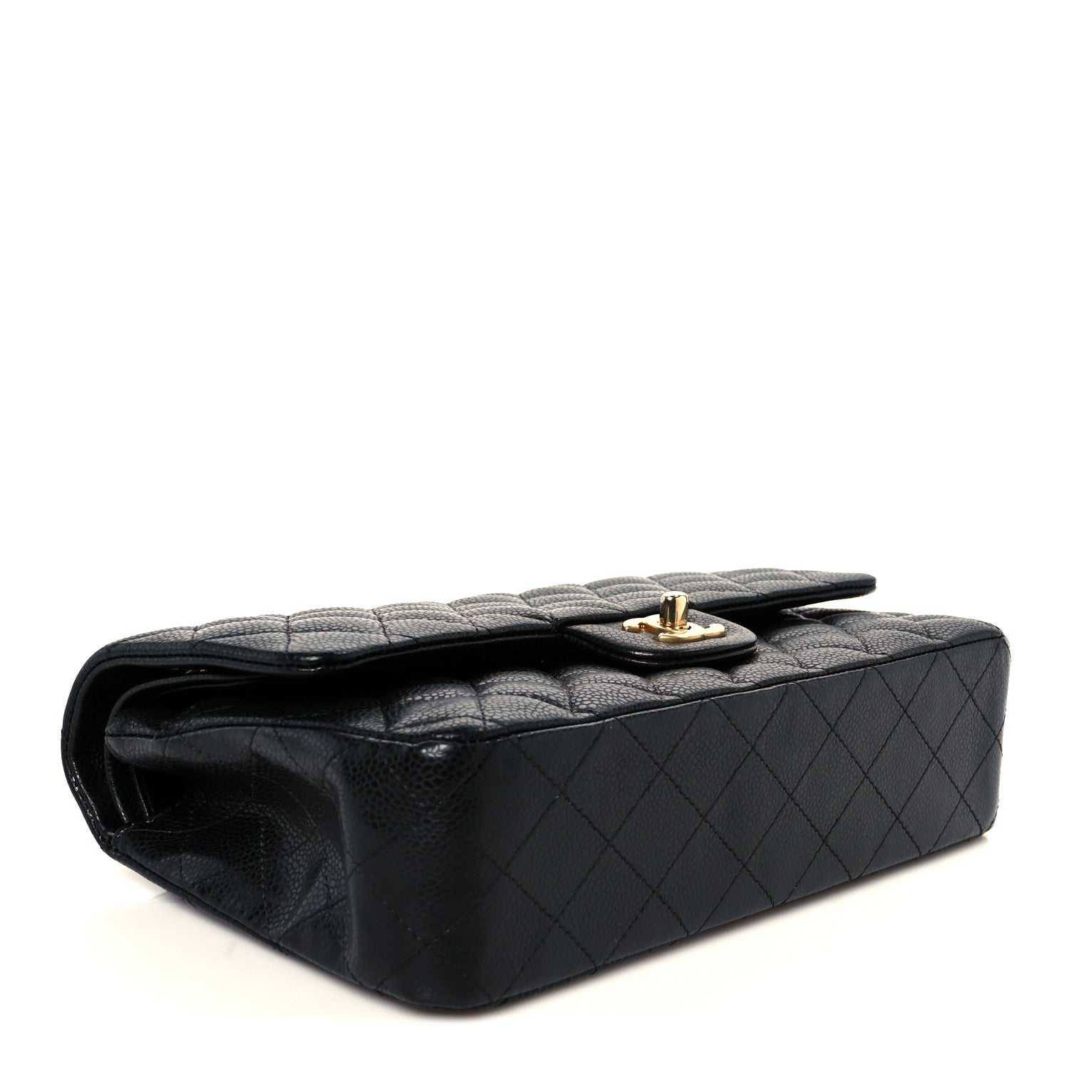 Chanel Caviar Quilted Medium Double Flap Black 4 of 12
