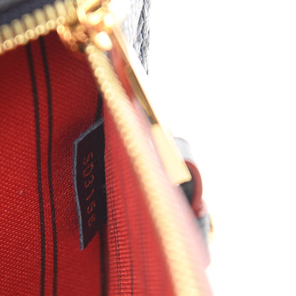 Louis Vuitton Empreinte Pochette Metis Marine Rouge 8 of 13