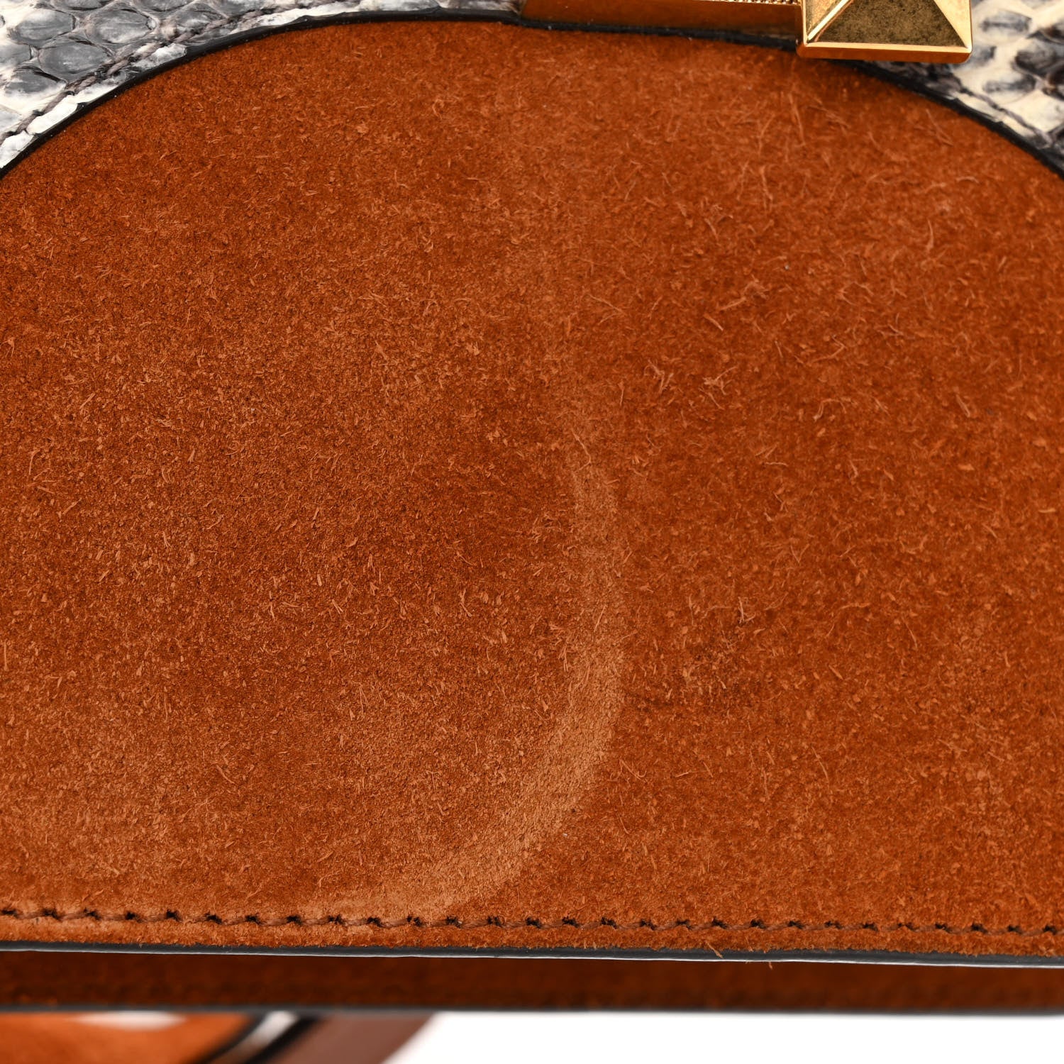 Gucci Snakeskin Suede Osiride Shoulder Bag Bright Cuir 13 of 14