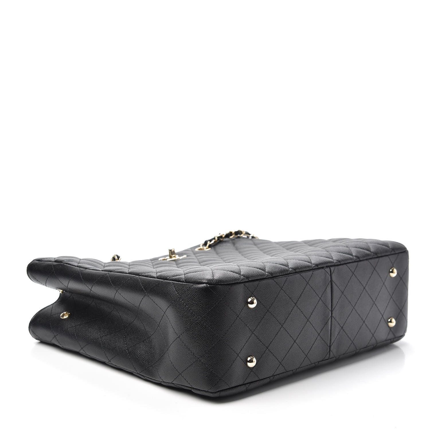 Chanel Caviar Quilted Large Shopping Tote Black 4 of 10