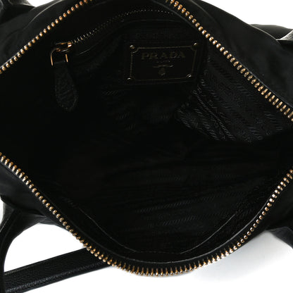Prada Tessuto Nylon Cervo Shoulder Bag Black 4 of 18