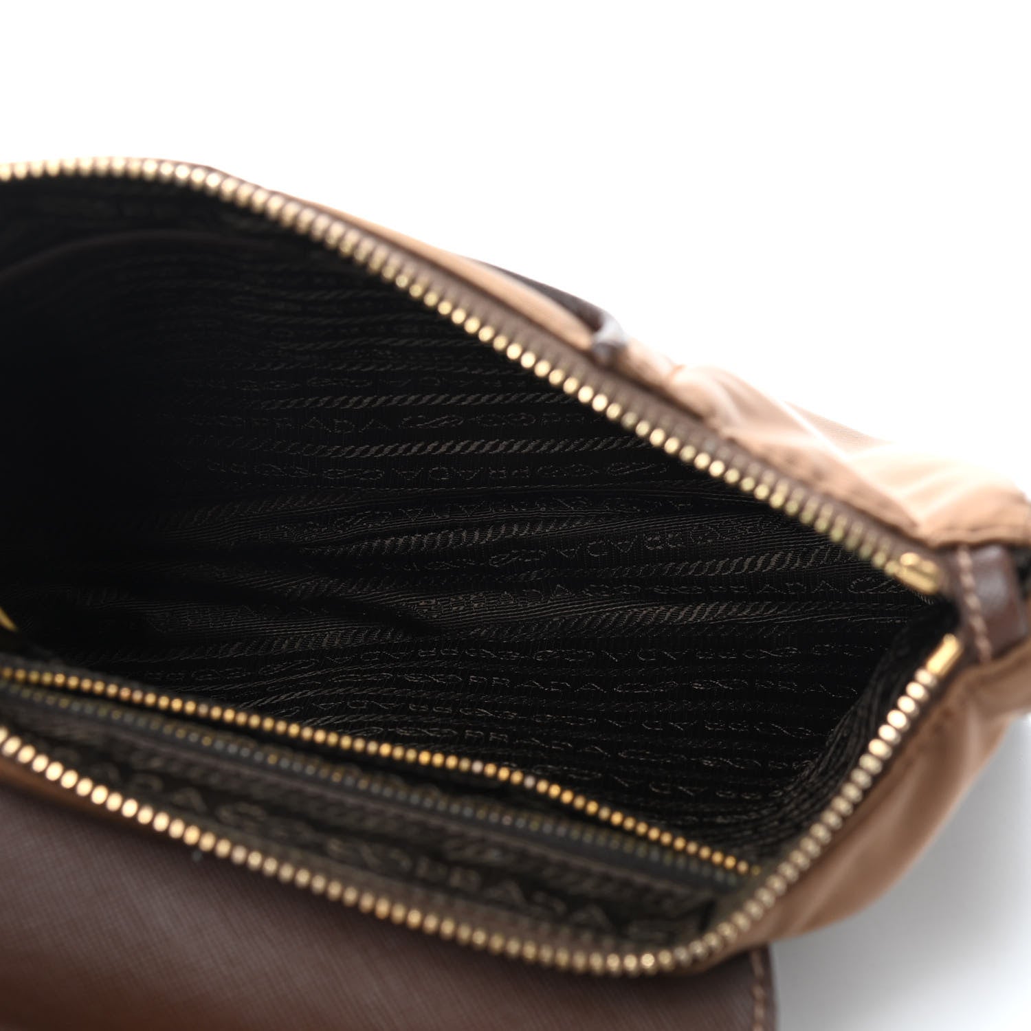 Prada Nylon Vela Saffiano Flat Flap Messenger Bag Corinto 5 of 9