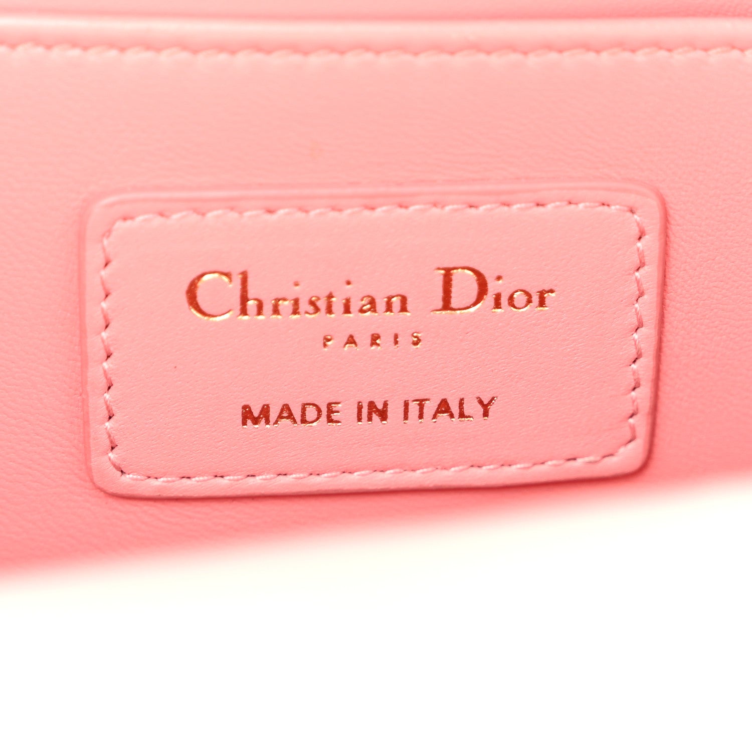 Christian Dior Lambskin Cannage Mini Backpack Peach Blossom 5 of 14