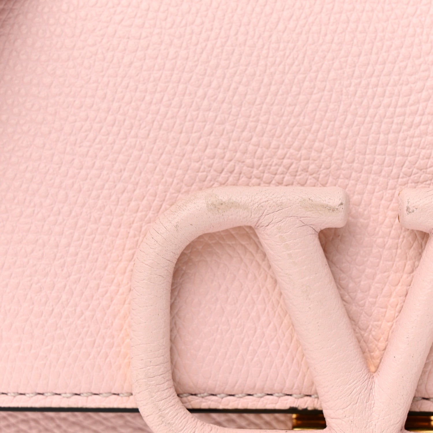 Valentino Garavani Grainy Calfskin Small VSling Shoulder Bag Water Rose 11 of 13