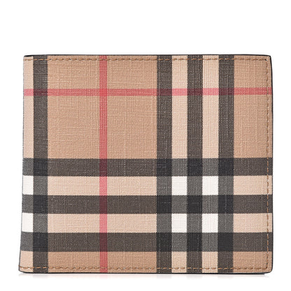 Burberry Vintage Check BBi-Fold Wallet Black 1 of 8
