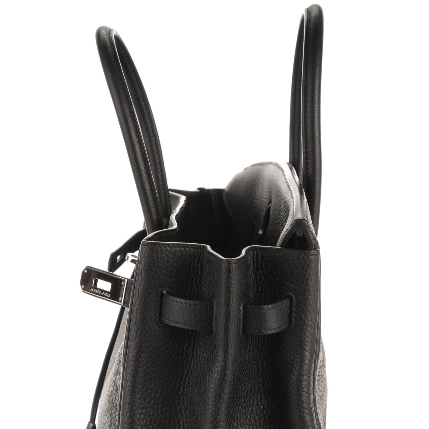 Hermes Taurillon Clemence Birkin 35 Black 13 of 24