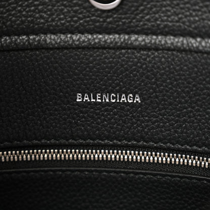 Balenciaga Grained Calfskin Small Everyday North South Shoulder Tote Bag Black 6 of 10