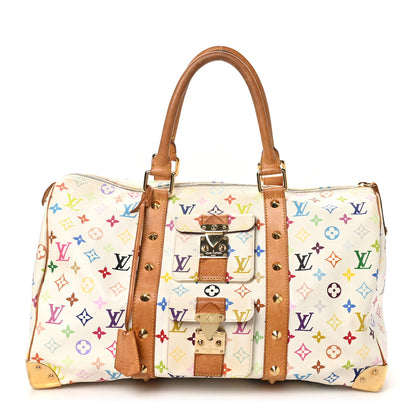 Louis Vuitton Monogram Multicolor Keepall 45 White 1 of 10