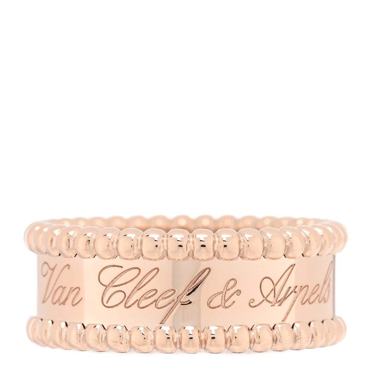 18K Rose Gold Perlee Signature Ring 52 6