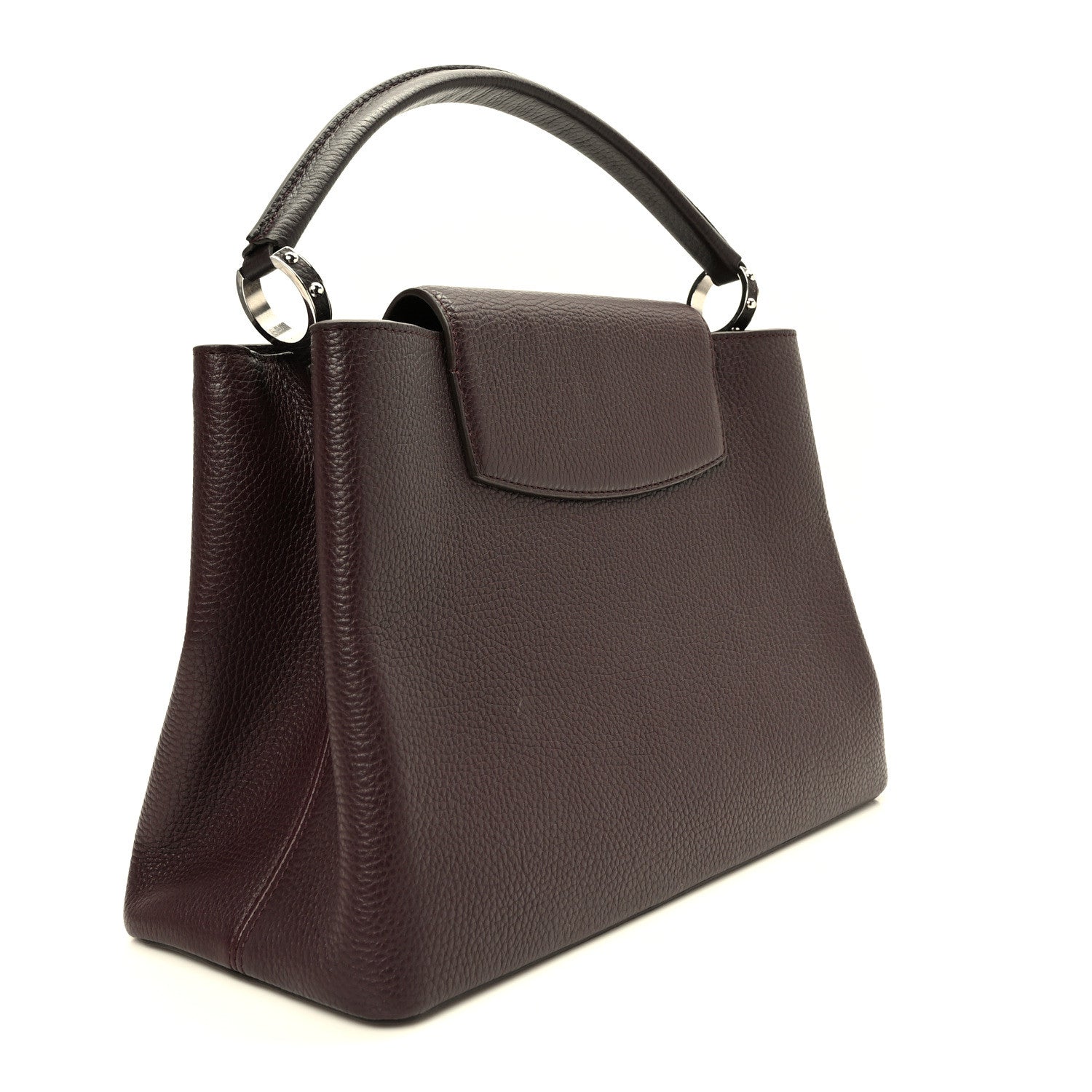 Louis Vuitton Taurillon Capucines MM  Quetsche 3 of 9