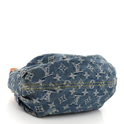 Louis Vuitton Monogram Denim Pleaty Blue 4 of 12