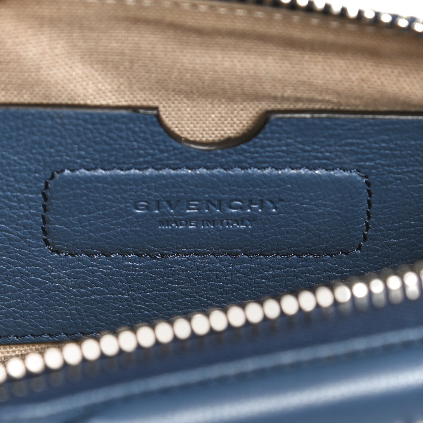 Sugar Goatskin Nano Antigona Midnight Blue