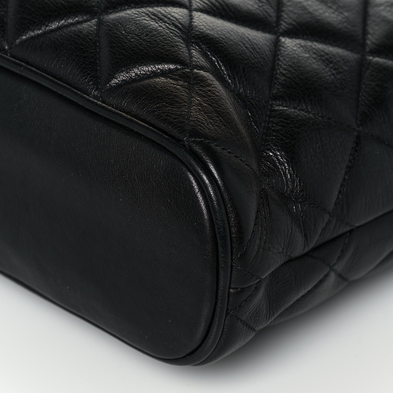 Chanel Lambskin Quilted Tote Black 9 of 14