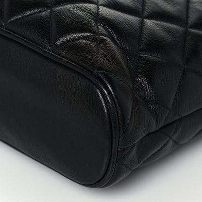 Chanel Lambskin Quilted Tote Black 9 of 14