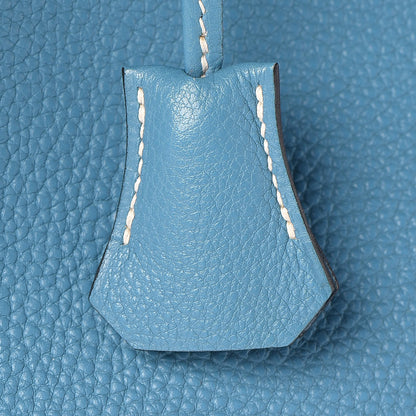 Hermes Togo Kelly Retourne 32 Blue Jean 33 of 43
