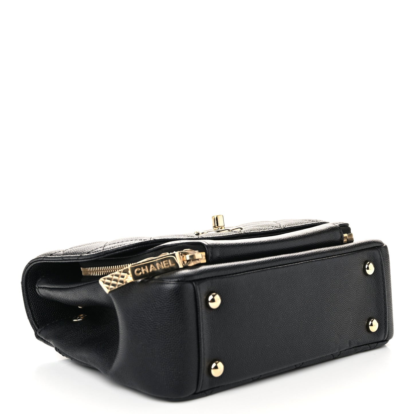 Caviar Quilted Medium Business Affinity Flap Black