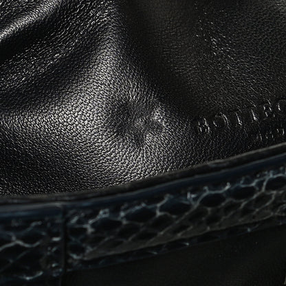 Bottega Veneta Nappa Intrecciato Snakeskin Small Flow Wave Tote Black 12 of 12