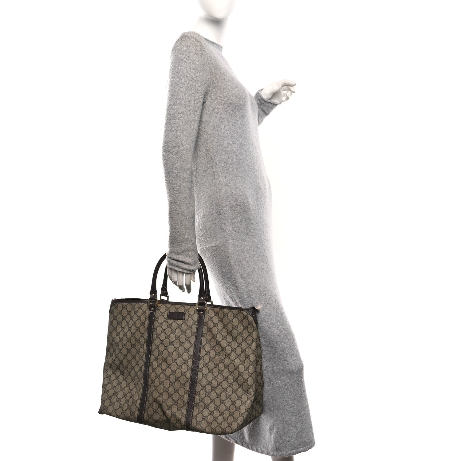 Gucci GG Plus Monogram Medium Joy Tote Dark Brown 2 of 10