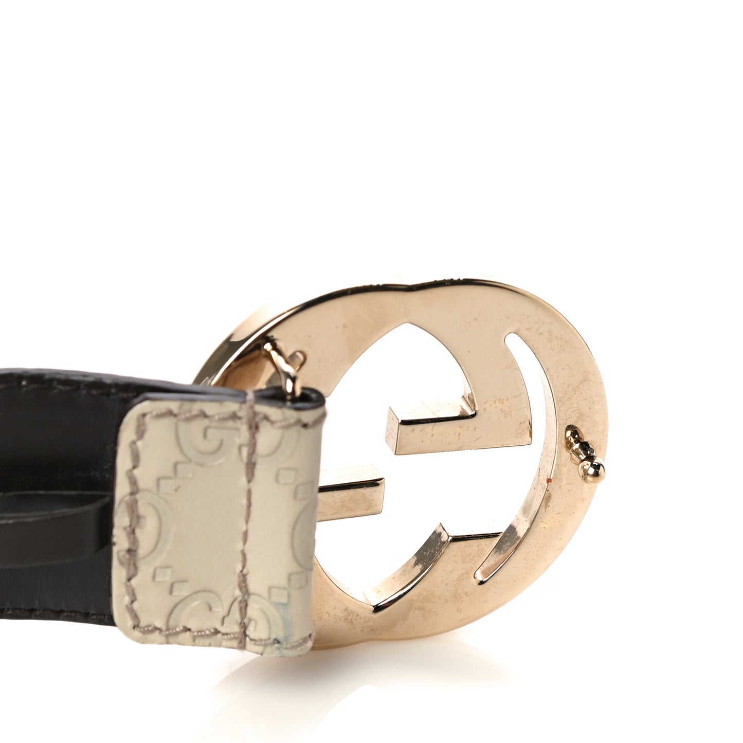 Guccissima Interlocking G 40mm Belt 80 32 Off White