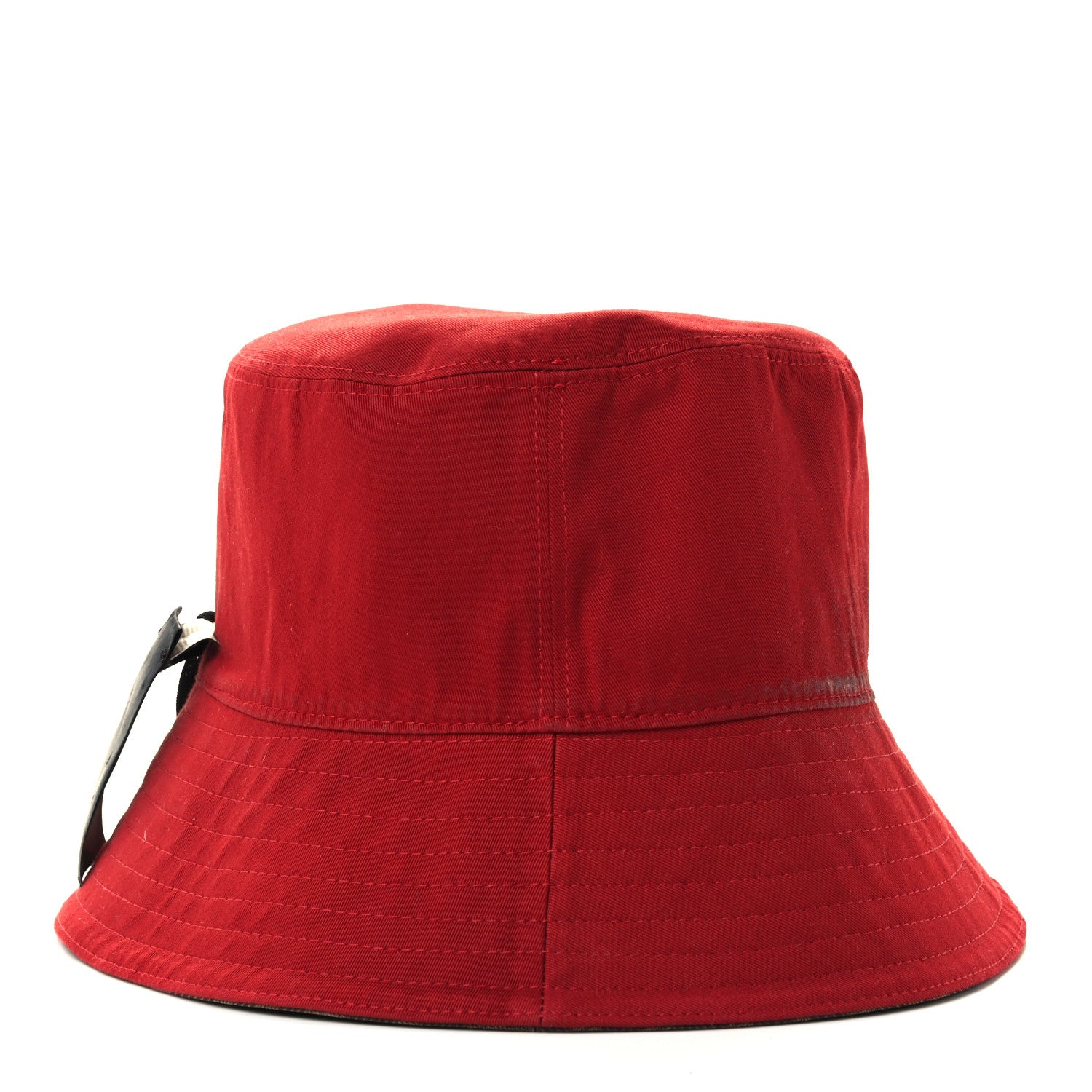 Fendi Technical Fabric FF Reversible Bucket Hat L Tobacco Red 8 of 13