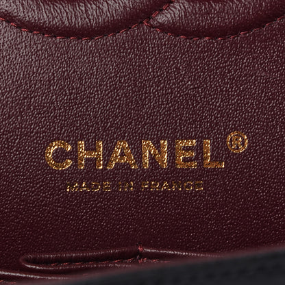 Chanel Lambskin Quilted Medium Double Flap Black 5 of 12