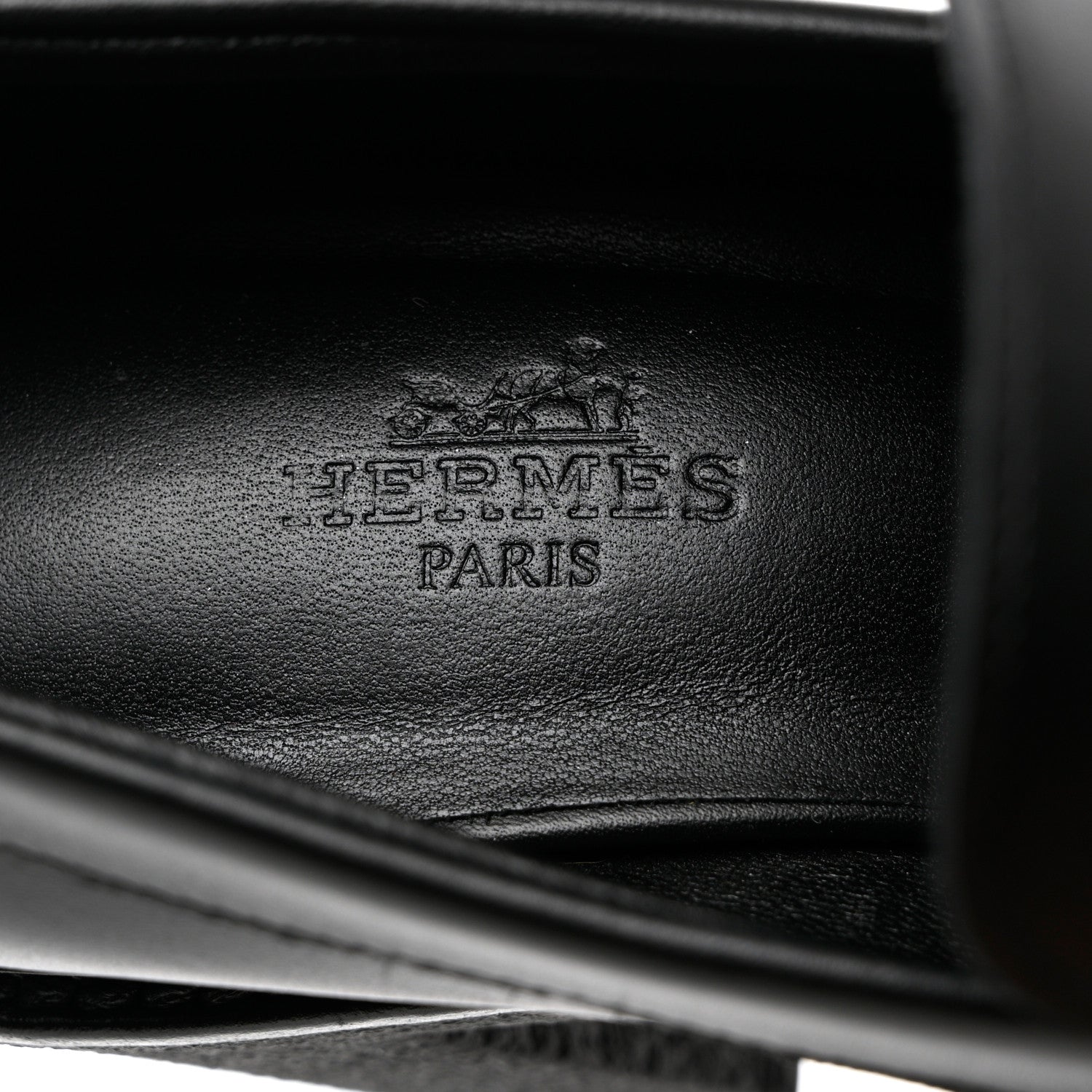 Hermes Calfskin Didi 70 Loafers 36.5 Black 7 of 8