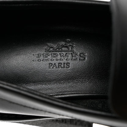 Hermes Calfskin Didi 70 Loafers 36.5 Black 7 of 8