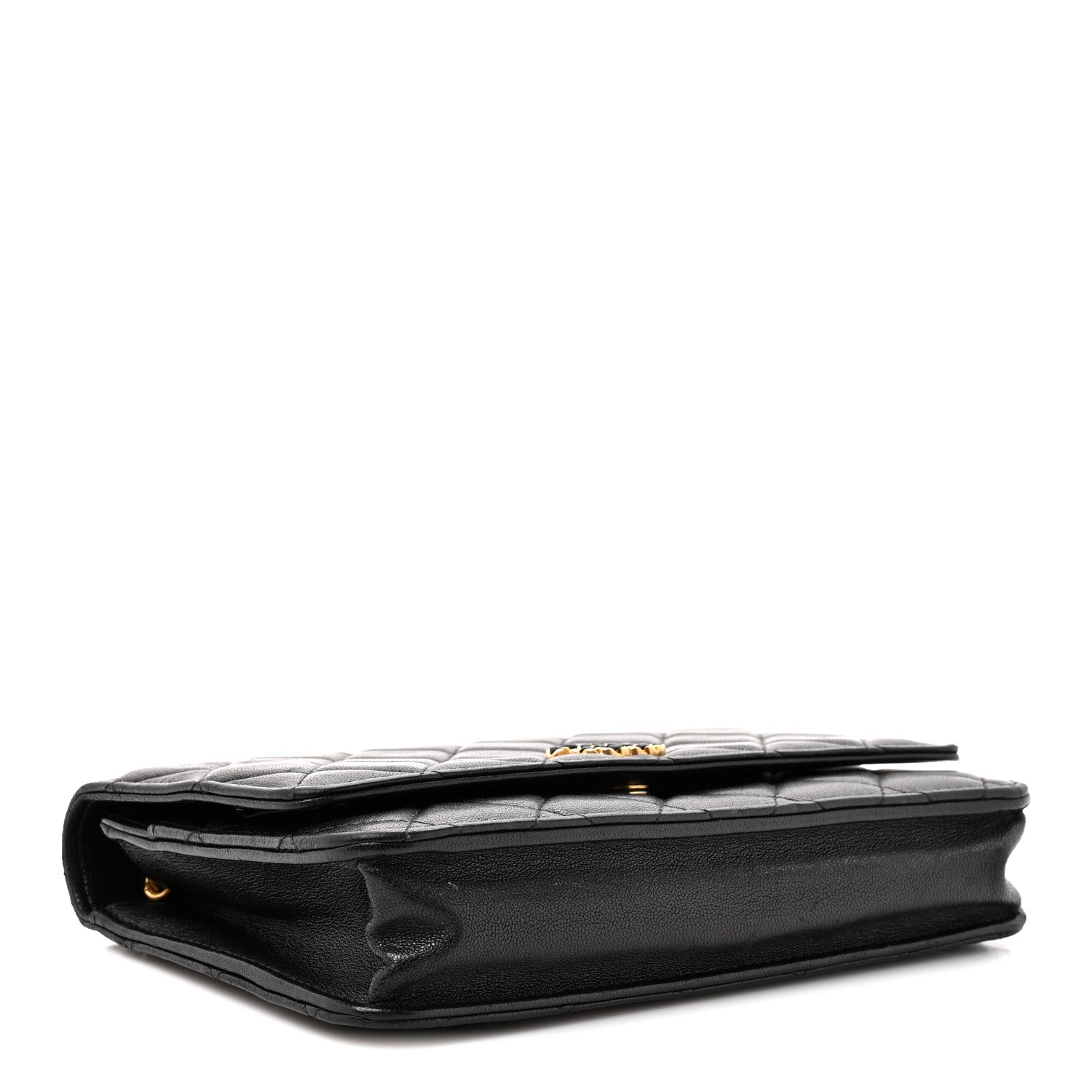 Chanel Lambskin Quilted Infinity Wallet On Chain WOC Black 3 of 10