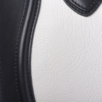 Celine Elephant Calfskin Bicolor Mini Luggage Black White 7 of 11