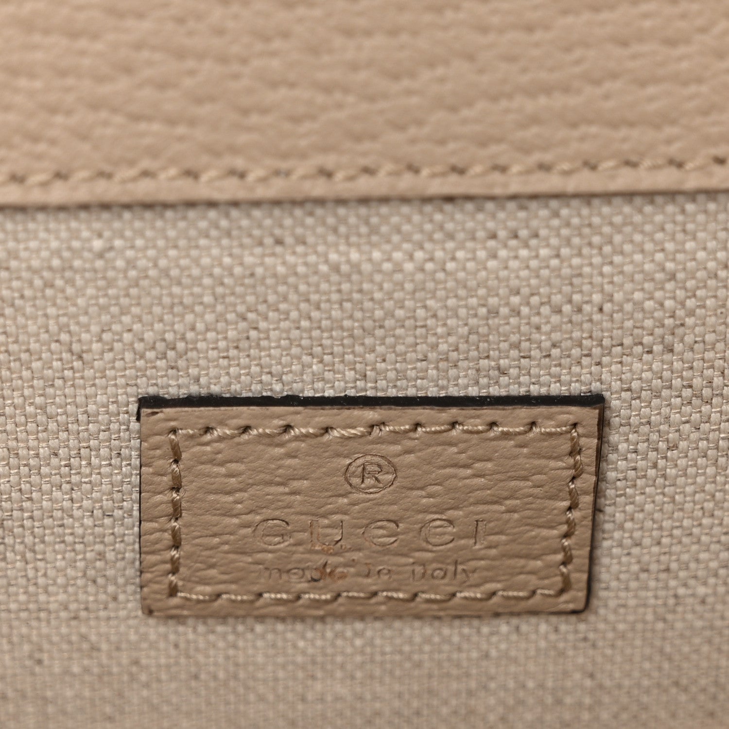 Gucci GG Supreme Monogram Textured Dollar Calfskin Small Rectangular Dionysus Shoulder Bag Beige Mystic White Oatmeal 7 of 12