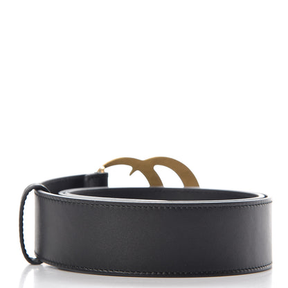 Gucci Calfskin Double G 40mm Belt 80 32 Black 3 of 8