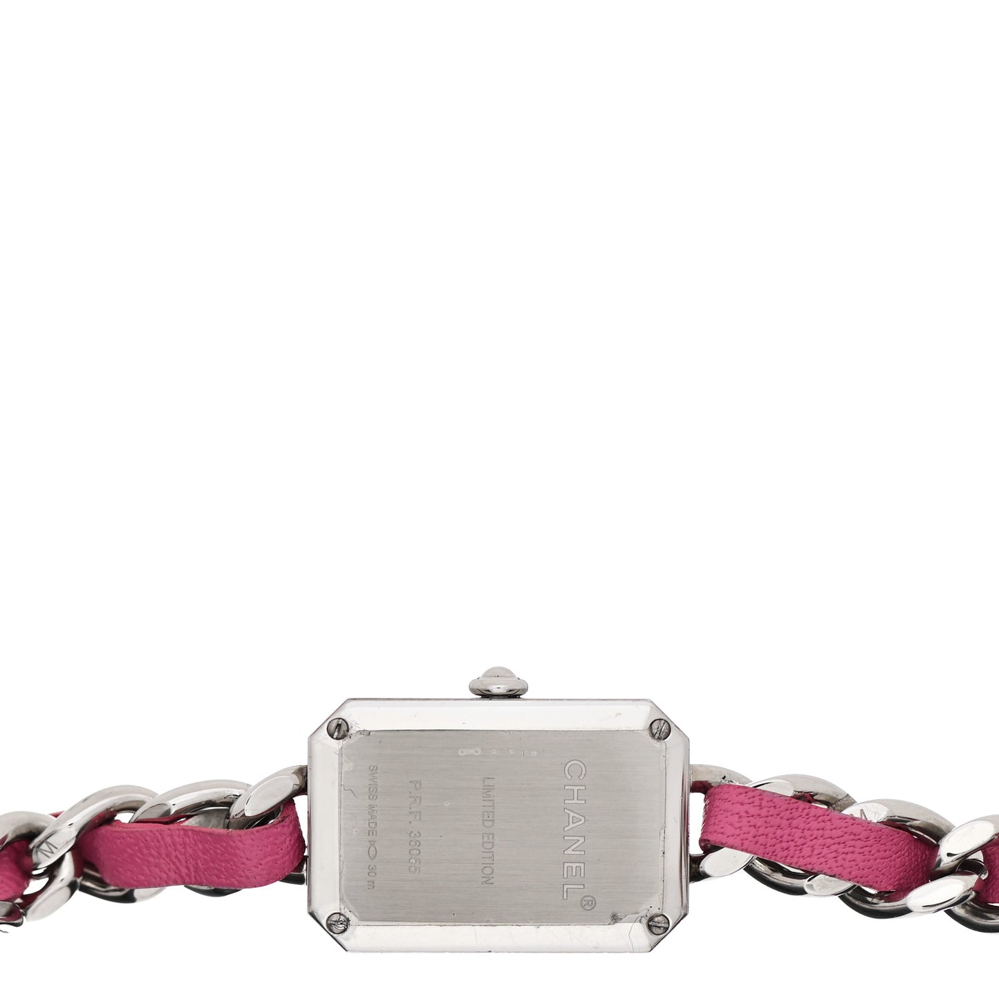 Stainless Steel Lambskin Mother of Pearl 16mm Premiere Rock Triple Row Quartz Watch Pink