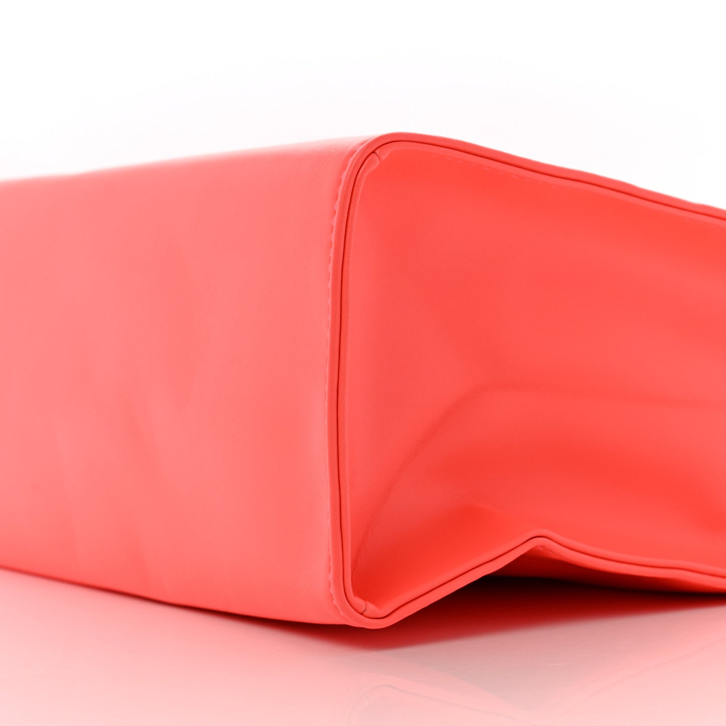 Vegan Leather Medium Shopping Bag Hazard