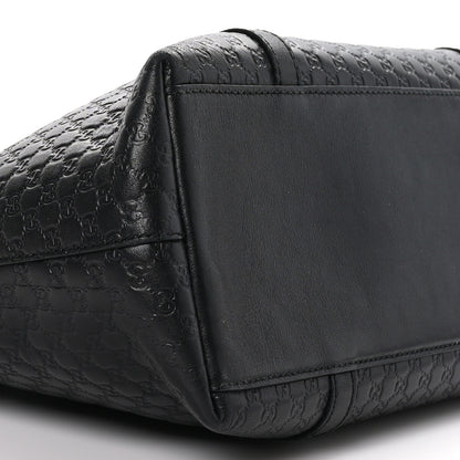 Gucci Soft Microguccissima Small Zippered Satchel Black 8 of 9