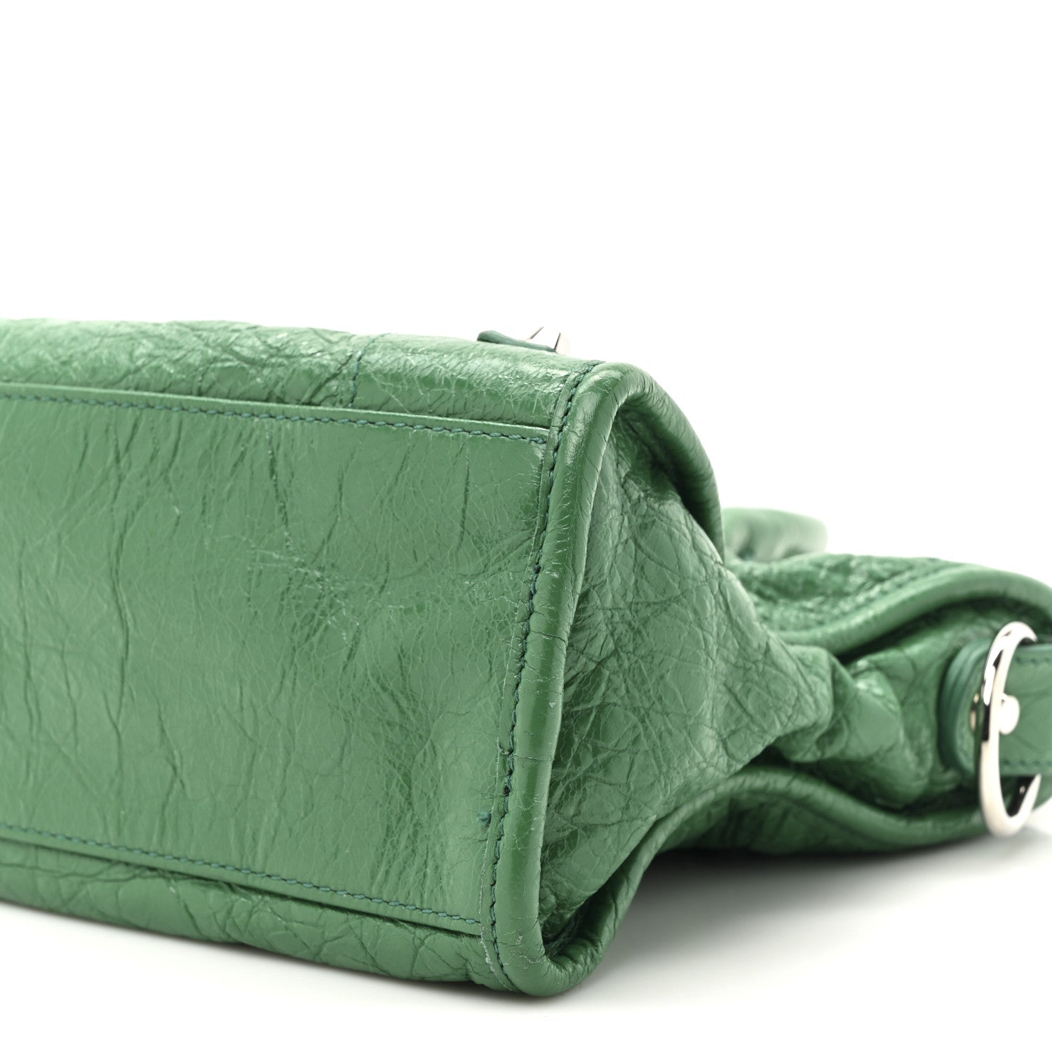 Balenciaga Agneau Classic Silver Hardware S City Magic Green 10 of 14