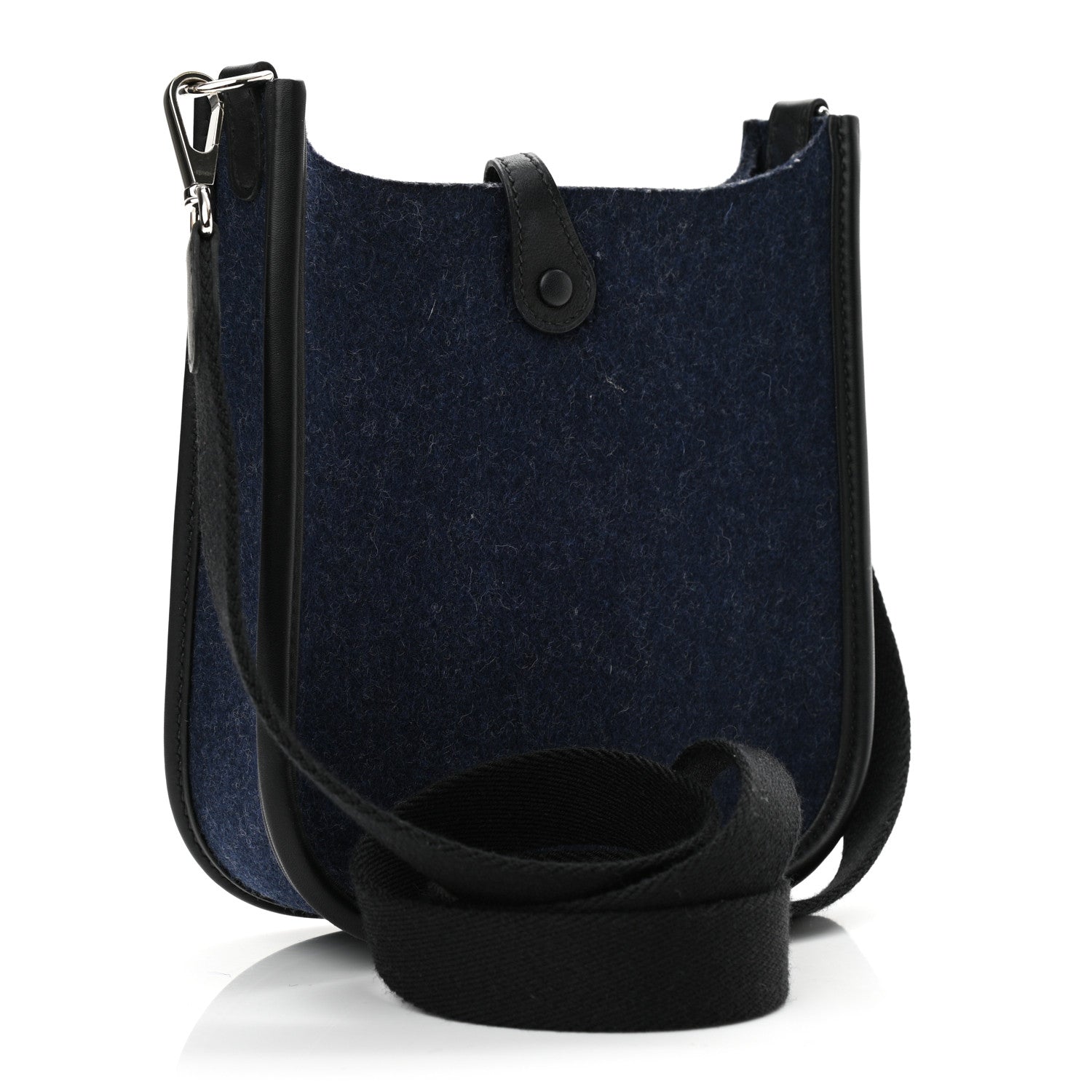 Hermes Swift Sangle Wooly Evelyne TPM Bleu Nuit Black 3 of 11