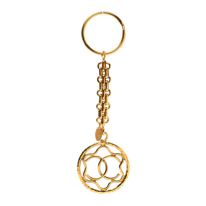 Chanel CC Key Chain Gold 1 of 4