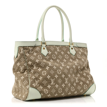 Louis Vuitton Monogram Sabbia Cabas GM Light Blue 3 of 11