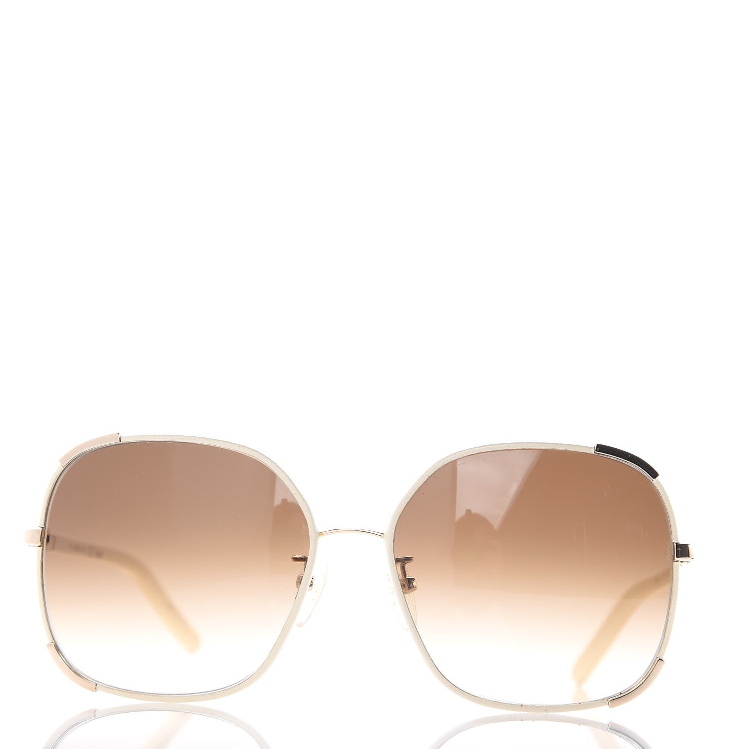 Chloe Square Sunglasses CE109SL Gold Cream 3 of 7