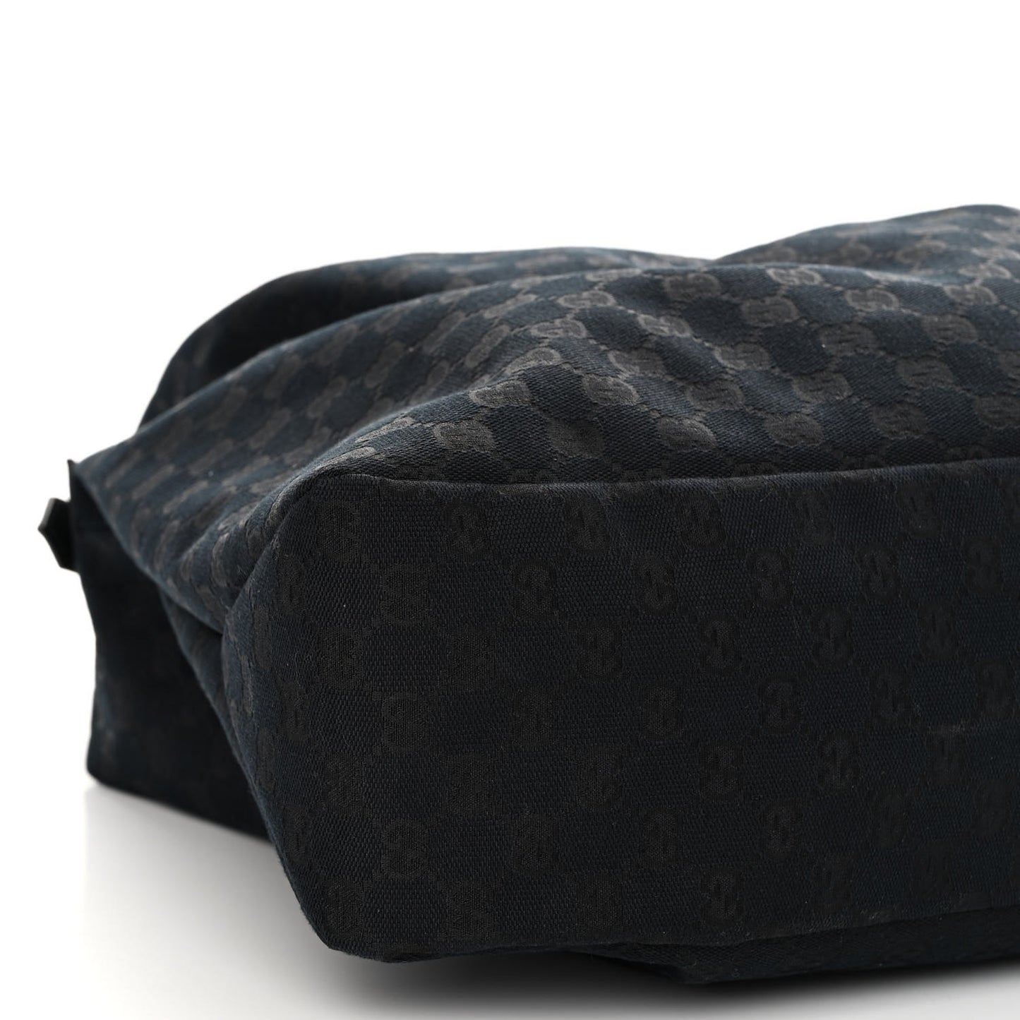 Monogram Large Horsebit Chain Hobo Black