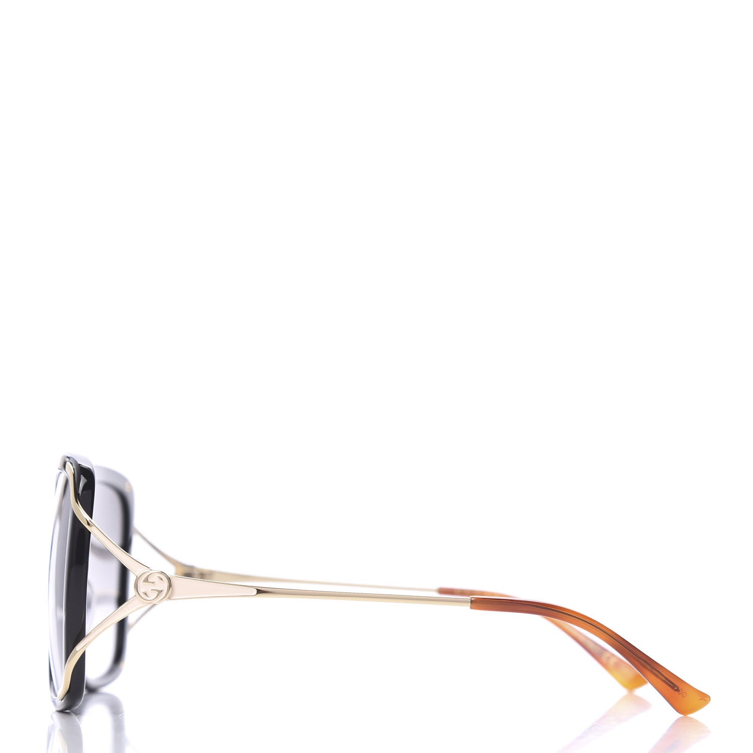 Gucci Acetate Butterfly Sunglasses GG0647S Black White 3 of 8