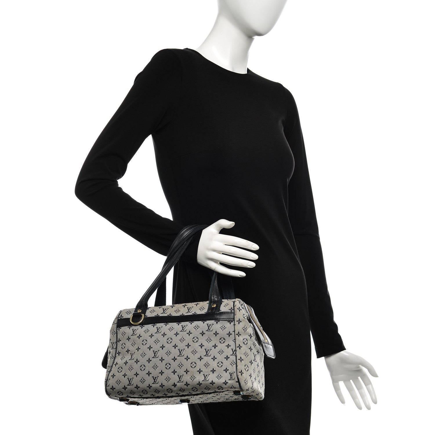 Louis Vuitton Mini Monogram Josephine PM Blue 2 of 11