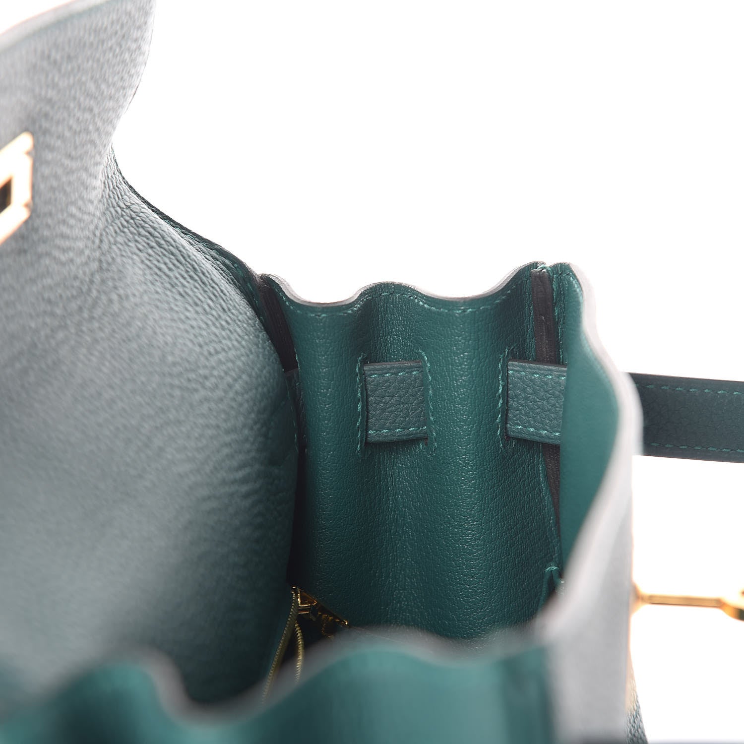 Hermes Togo Kelly Retourne 28 Malachite 16 of 37