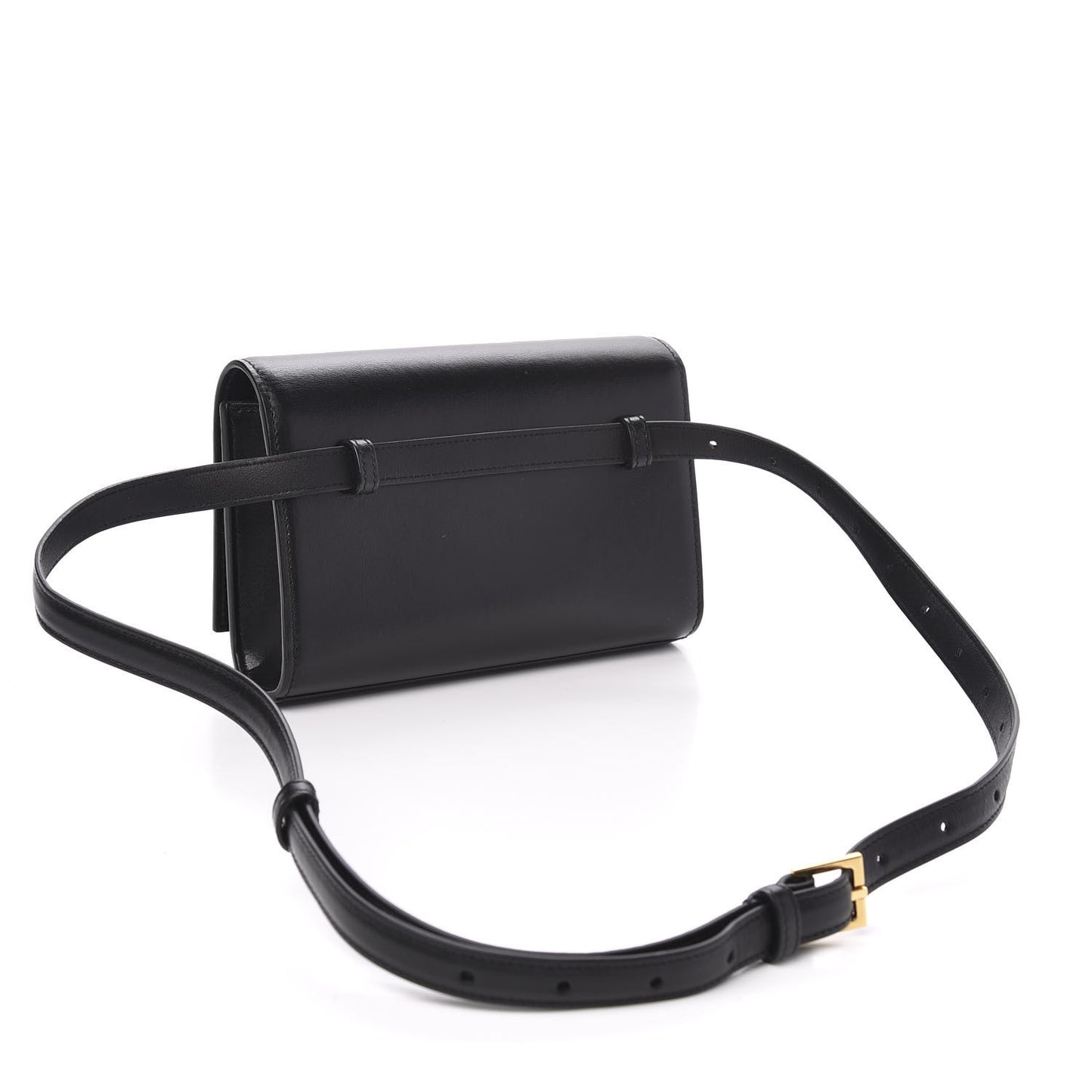 Smooth Calfskin Monogram Kate Belt Bag Black