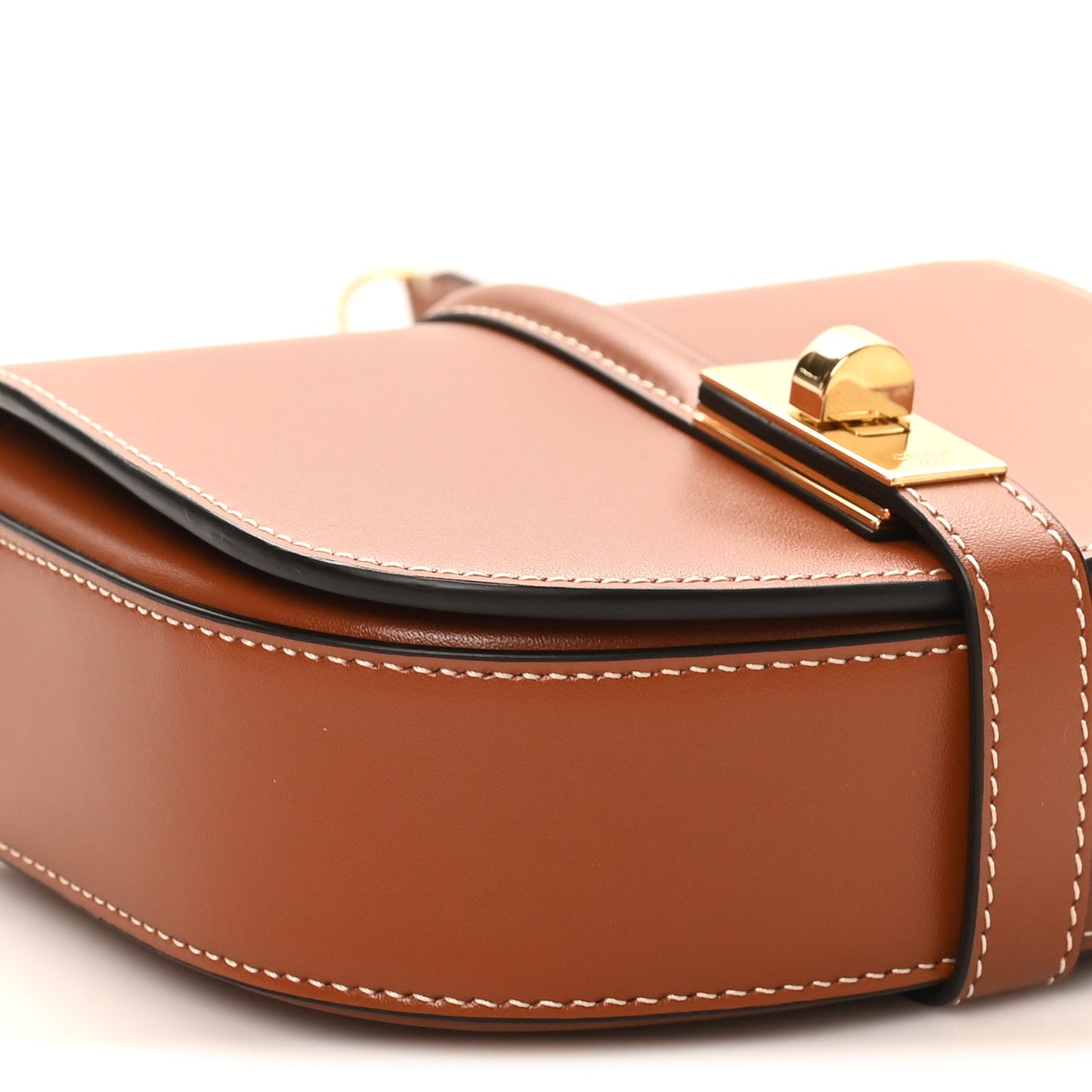 Natural Calfskin Besace Small 16 Wallet on Chain Tan