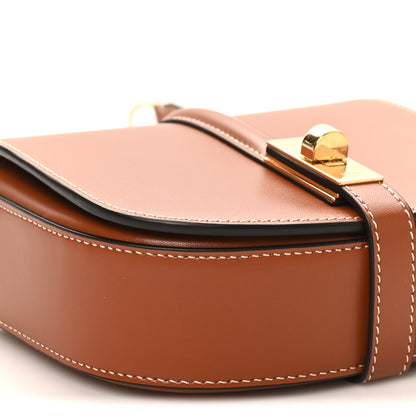 Celine Natural Calfskin Besace Small 16 Wallet on Chain Tan 9 of 11