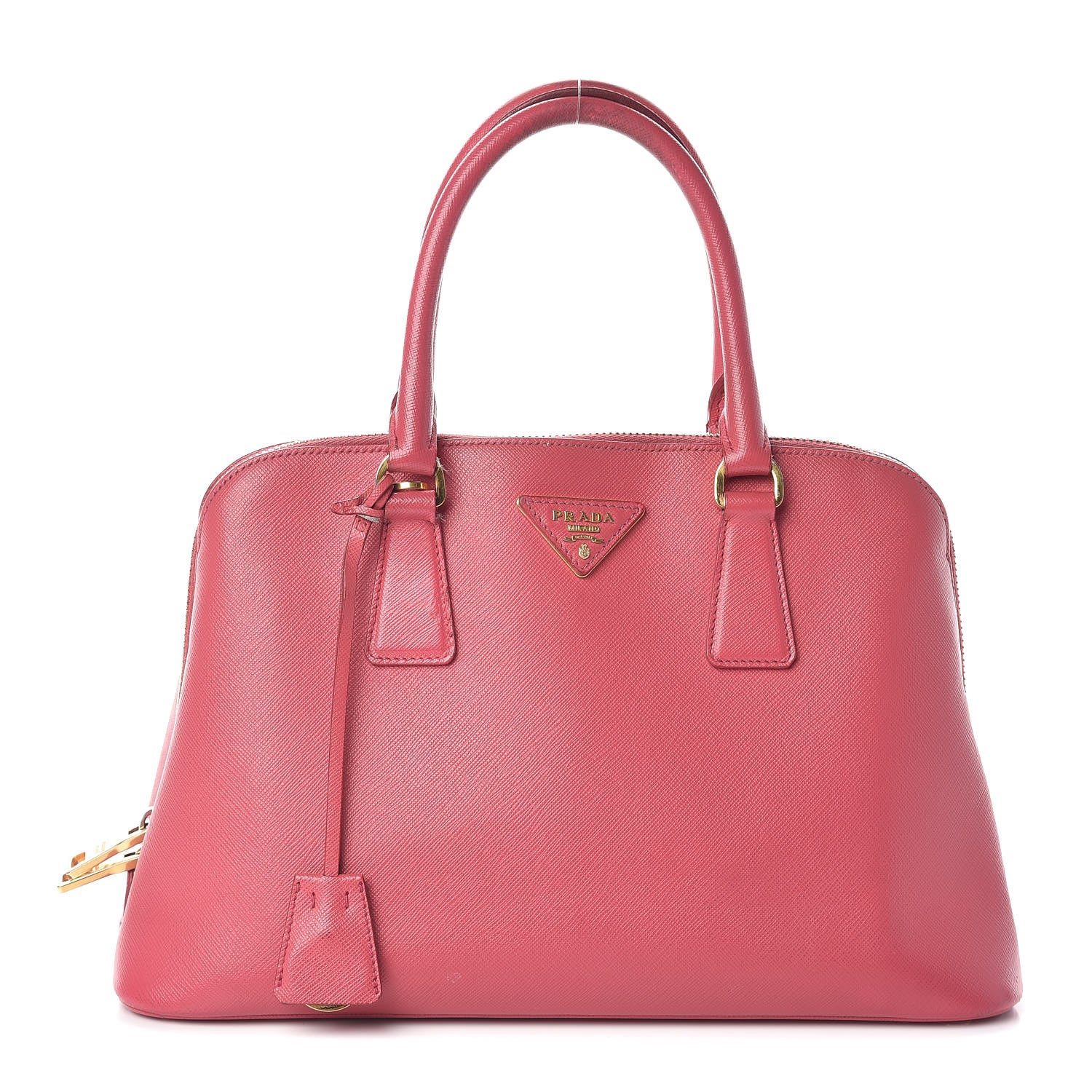 Prada Saffiano Lux Medium Promenade Tote Peonia 1 of 10