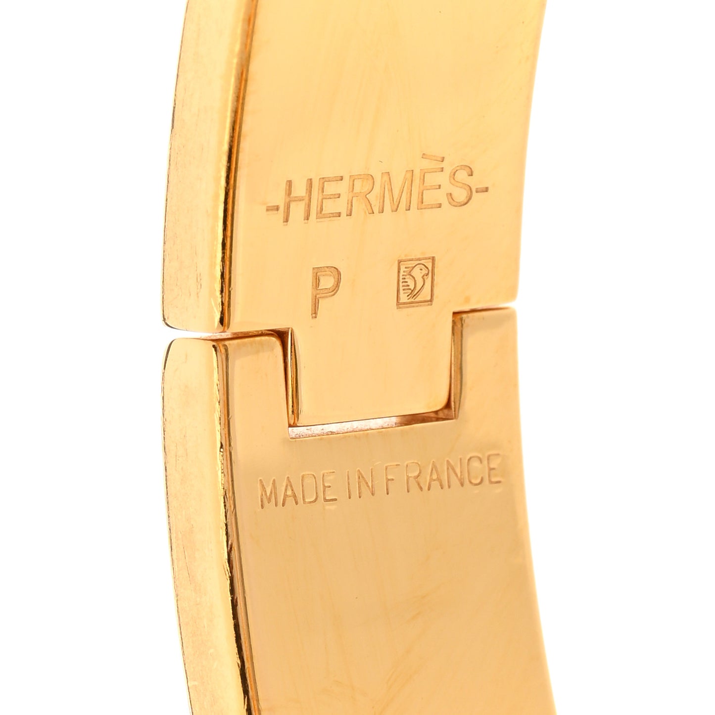 Enamel Narrow Clic Clac H Bracelet PM Orange