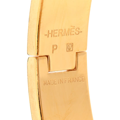 Hermes Enamel Narrow Clic Clac H Bracelet PM Orange 4 of 5